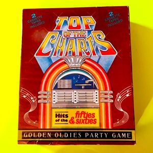 TOP OF THE CHARTS 50’s 60’s Music Golden Oldies Party Game SEALED 🎶